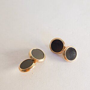 Art Deco Antique Gold over Sterling silver cufflinks